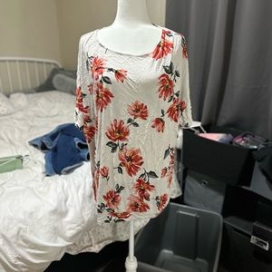 Lane Bryant floral print top